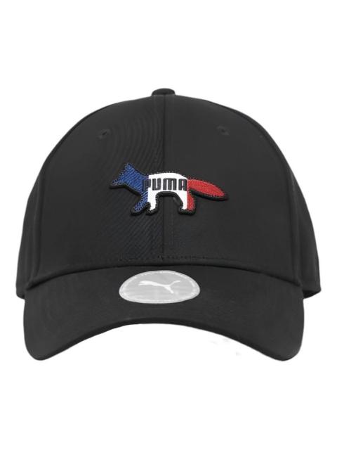 PUMA PUMA x Maison Kitsune Baseball Cap 'Black' 023337-01
