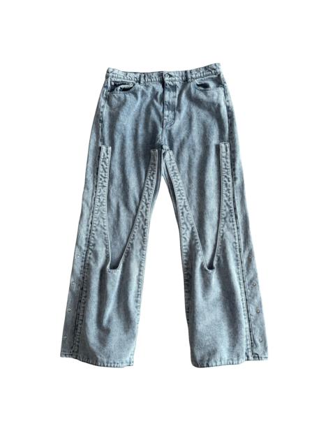 Y/Projects - Y/Projects Grey Snap Off Denim SZ 34