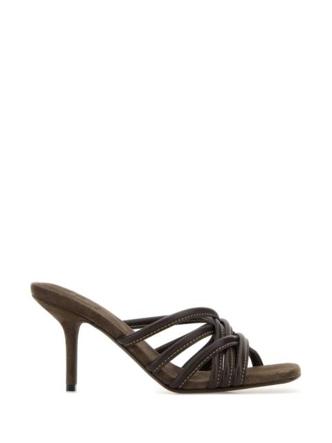 Brunello Cucinelli Brunello Cucinelli Women Brown Leather Mules