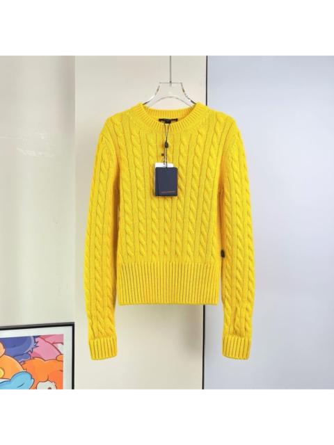 Louis Vuitton Louis Vuitton yellow cashmere sweater