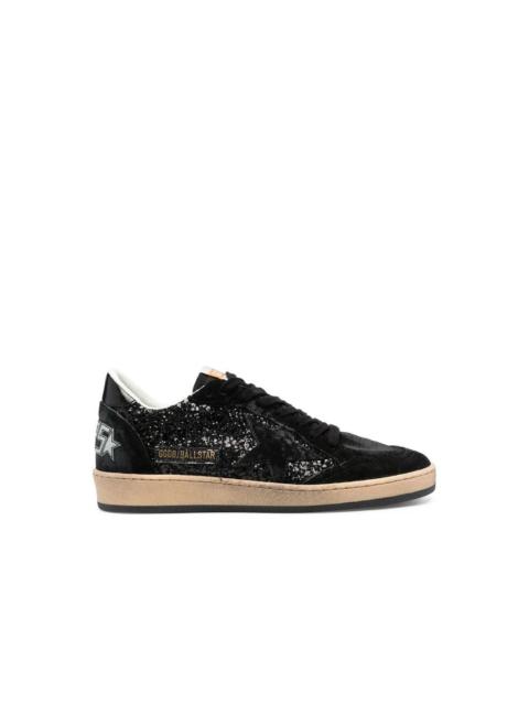Golden Goose GOLDEN GOOSE Ballstar Women's Black Glittered Sneakers New (