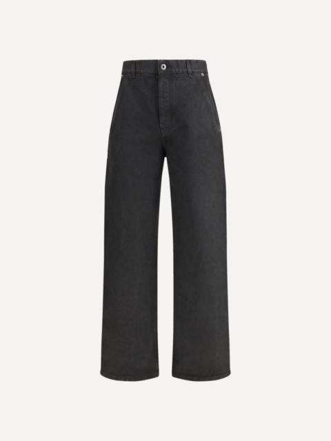Loewe Baggy Jeans with a decorative single belt detail