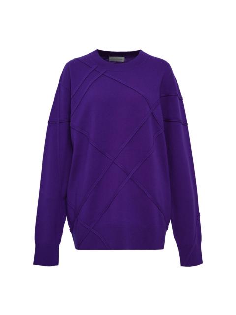 Dries Van Noten Criss Cross Knit Top