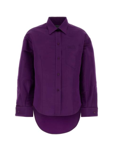 BALENCIAGA Balenciaga Women Purple Silk Shirt