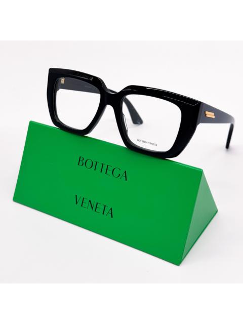 NEW BOTTEGA VENETA BV1032O 001 BLACK UNISEX EYEGLASSES