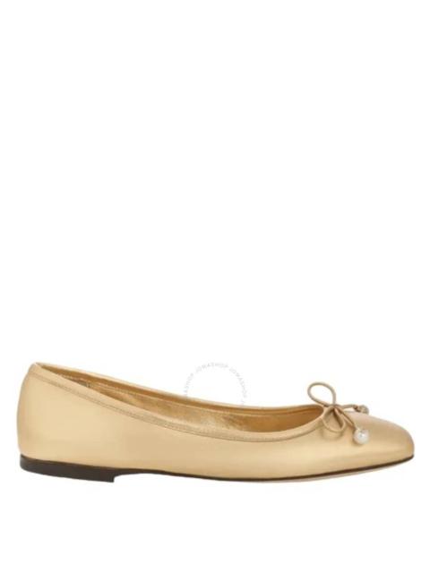 JIMMY CHOO Jimmy Choo Elme Nappa Leather Ballet Flats