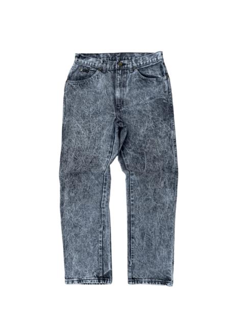 Other Designers Vintage H.I.S. Acid Wash Lightning Denim Jeans