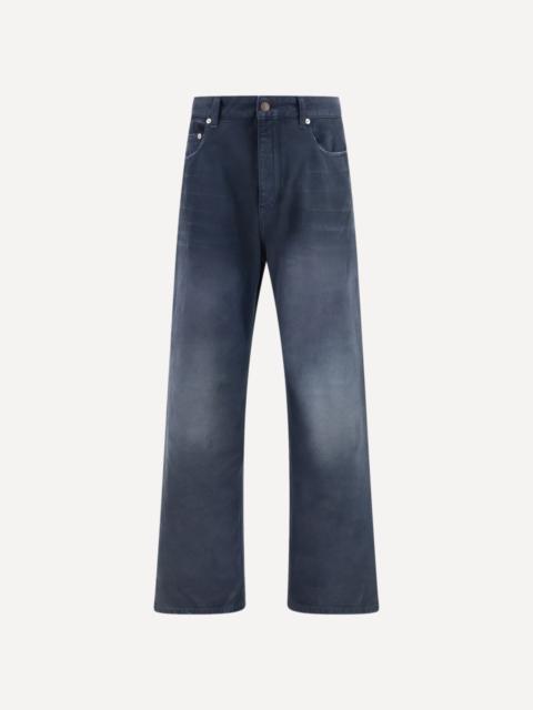 BALENCIAGA Wide-leg denim Jeans