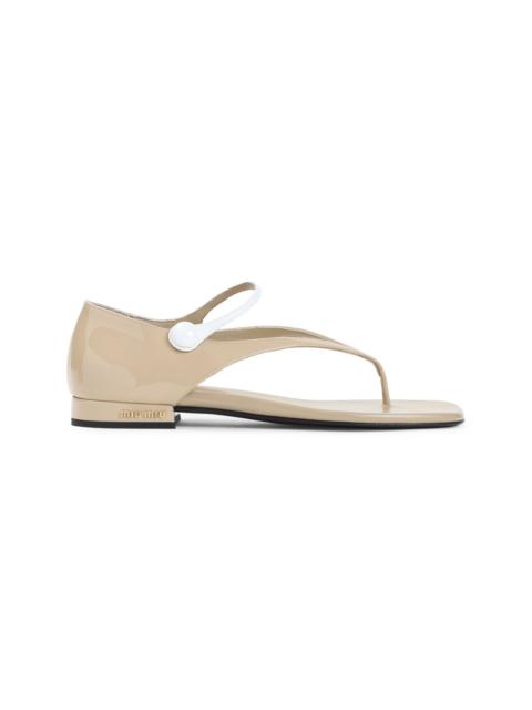 Miu Miu Calf Leather Sandals Women