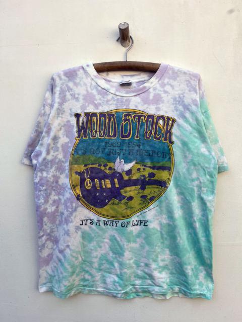 Other Designers Archival Clothing - Vintage Music Festival Woodstock 1994 Tie Dyed