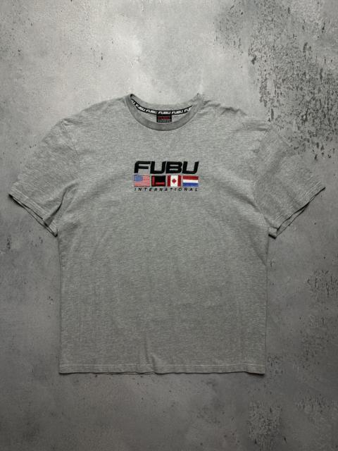 Other Designers Vintage Fubu International Corporate Flag Y2K Skate Rap Tee