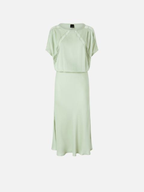 PINKO MIDI DRESS WITH LACE DETAILS