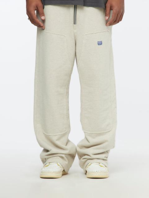 Kapital ZIPPER KNIT W-KNEE SWEATPANTS (ECRU)