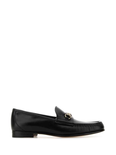 GUCCI Gucci Women Black Leather Loafers