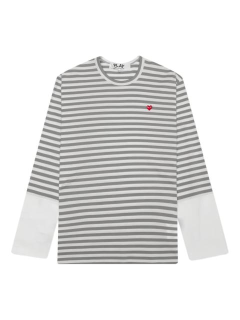 Comme des Garçons PLAY striped long-sleeve T-shirt