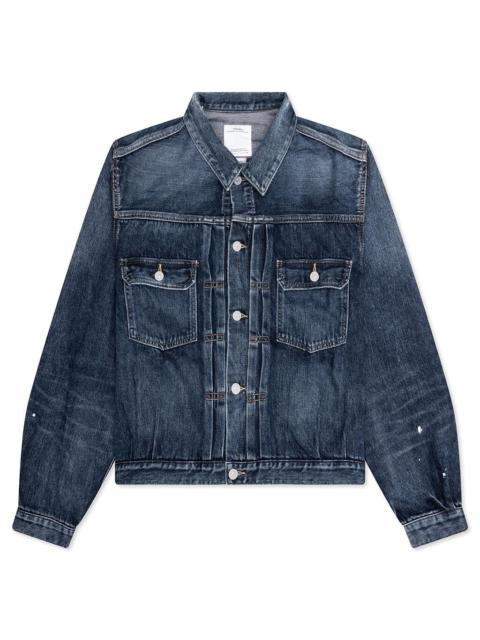 visvim 101X S/S DAMAGED JACKET 1010 - INDIGO