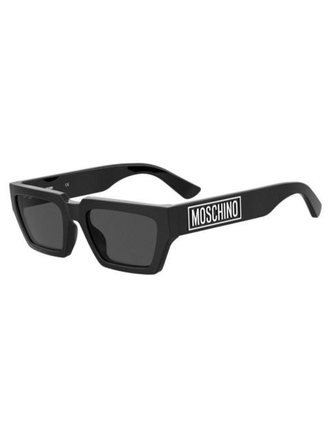 Moschino Moschino Grey Rectangular Men's Sunglasses MOS166/S 0807/IR 55