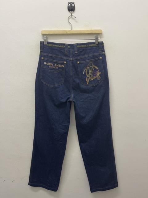 Other Designers Rare Vintage HARDY AMIES Embroidered Jeans