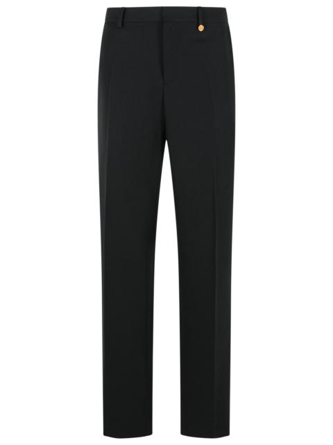 VERSACE Versace Black Virgin Wool Trousers