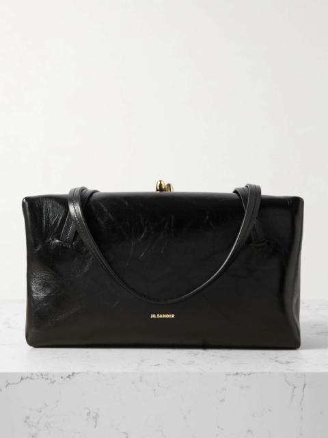 Goji Pillow textured leather shoulder bag