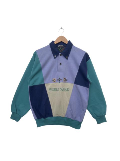 Other Designers Vintage - Jazer Embroidered Big Logo Sweatshirt | Spell Out | M | Swag