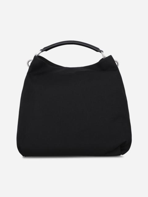 Dries Van Noten Cotton Canvas Shoulder Bag Black