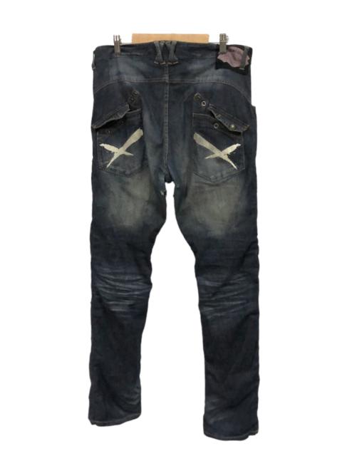 Other Designers PPFM - PPFM x Anarchy Denim Double Sided Design Jeans