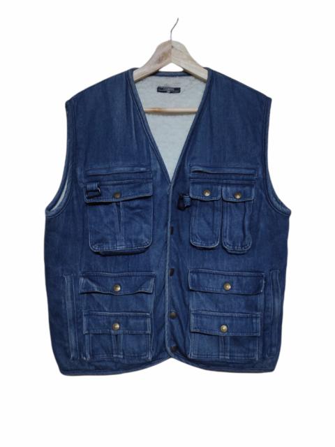 Other Designers Vintage - Vintage Campri Denim Vest Multipocket Jacket