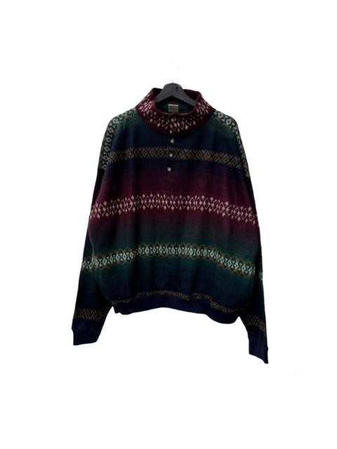 Other Designers Japanese Brand - VINTAGE STRUCTURE ACTIVE WEAR NAVAJO DESIGN WOOL SWEATSHIRT