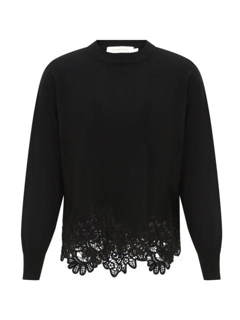 Zimmermann LUNA MERINO LACE SWEATER
