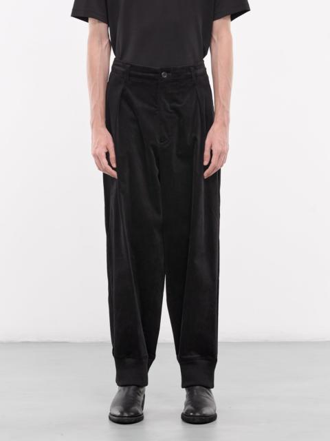 Yohji Yamamoto M-Hem Rib Velvet Pants