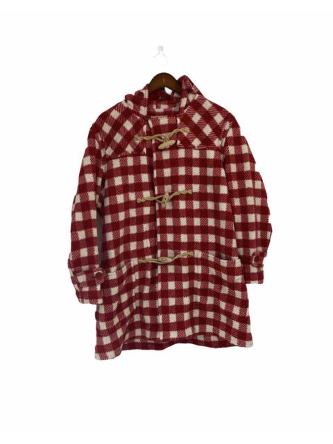 Other Designers Japanese Brand - Pink House duffer Jacket Tartan Design Back Logo