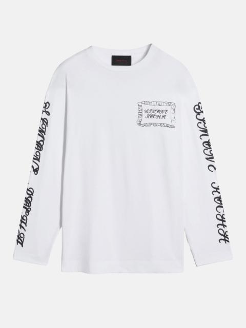 Simone Rocha Long Sleeve Sweater with Pillowcase Print