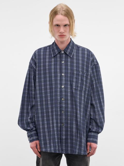 Our Legacy Oversized Check Cotton Borrowed Shirt
