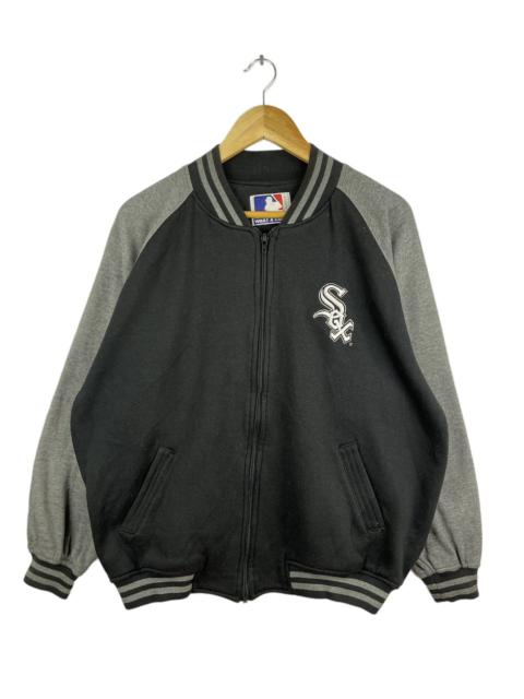 Other Designers Chicago Sox MLB Varsity Zipper Jacket Black