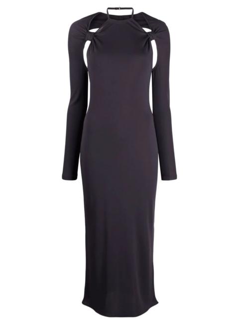 JACQUEMUS La robe Nodi knotted cut-out dress
