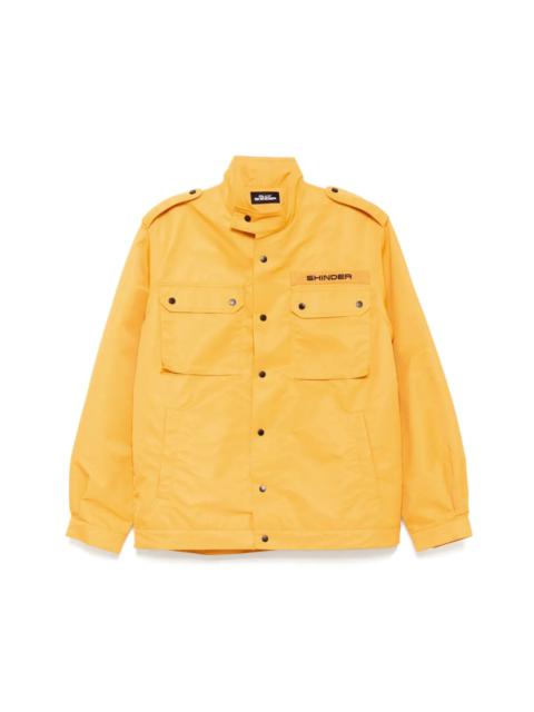 OLLY SHINDER LOGO-PRINT NYLON JACKET