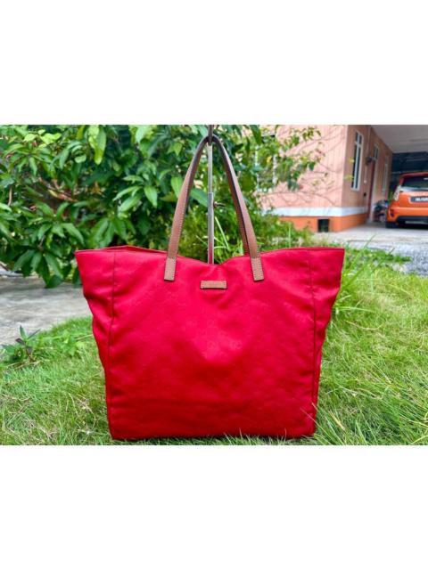 GUCCI Authentic Gucci Guccisima Nylon Medium Tote Bag