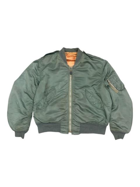 ALPHA INDUSTRIES Vtg 70's Alpha Industries L-2B Flyer Bomber Jacket