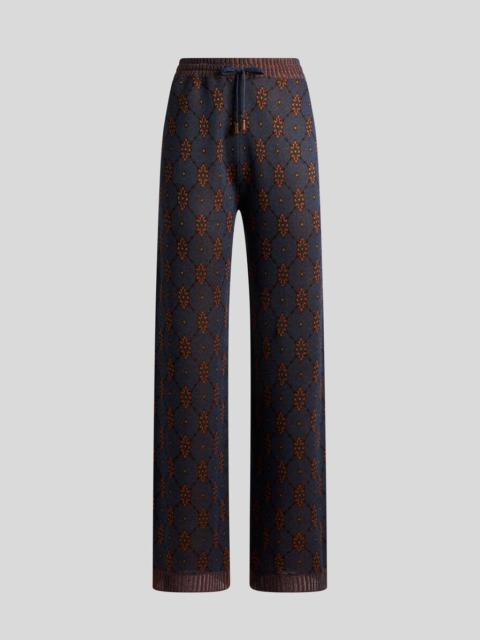 Etro KNIT JOGGING TROUSERS WITH MOTIF