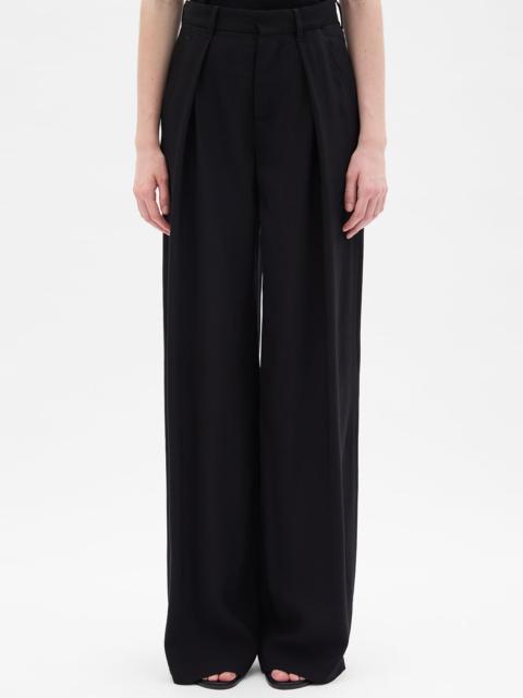Ann Demeulemeester Nouk Wide Leg Pleated Trousers