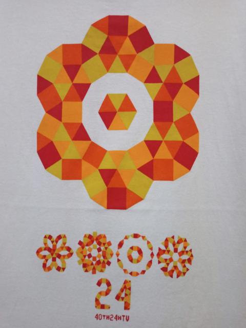 Other Designers Vintage - 💥💥24 hours television geometric flower T Shirt