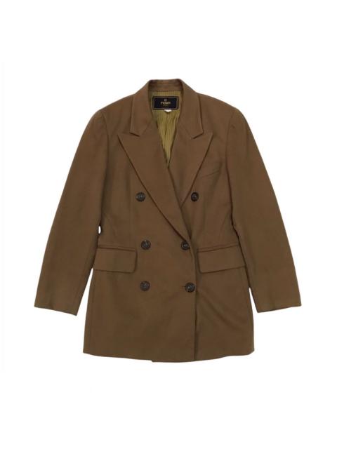 FENDI Fendi Wool & Cashmere Women Double Breast Jacket Coat