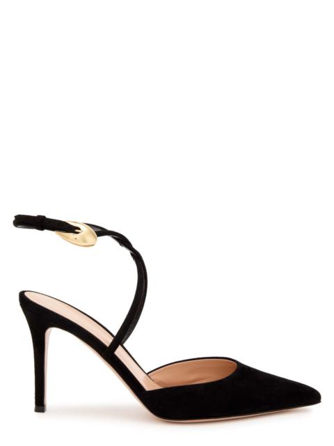 Gianvito Rossi 85 Suede Pumps