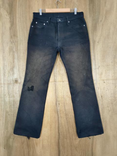 IRON HEART 21OZ EXTRA HEAVY DENIM FADED BLACK PANTS