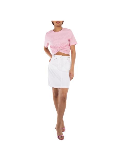 VERSACE Versace Cotton Denim A-Line Skirt