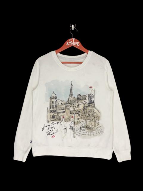 Other Designers Karl Lagerfeld - Karl Lagerfeld Metro Sweatshirts Big Logo Size S