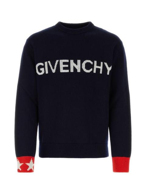 Givenchy Man Midnight Blue Wool Sweater