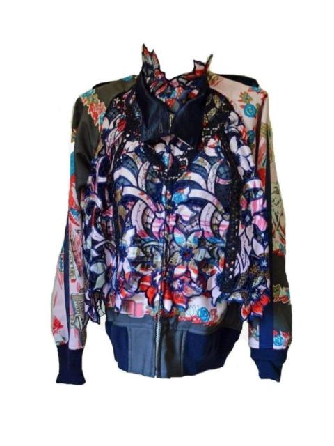 sacai Canvas and Broderie Anglaise Souvenir Cotton Jacket
