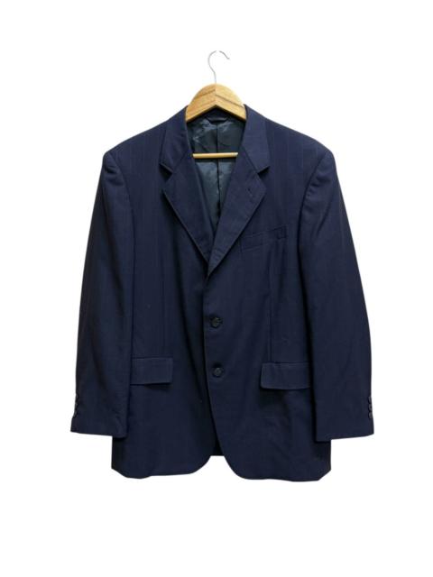 Yohji Yamamoto A.A.R Yohji Yamamoto Durban Dark Blue Stripe Blazzer